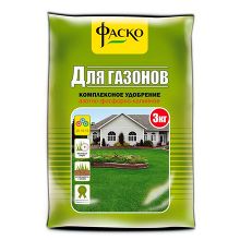 Удобрение минеральное сухое Фаско тукосмесь Газон 3кг. (10шт.)